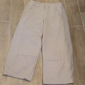 Anthropologie Izze Relaxed High Rise Sweats By Pilcro Heather Gray